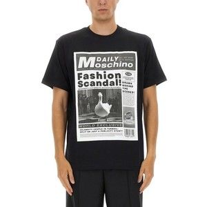 Moschino Graphic Print Cotton T-Shirt - NWT